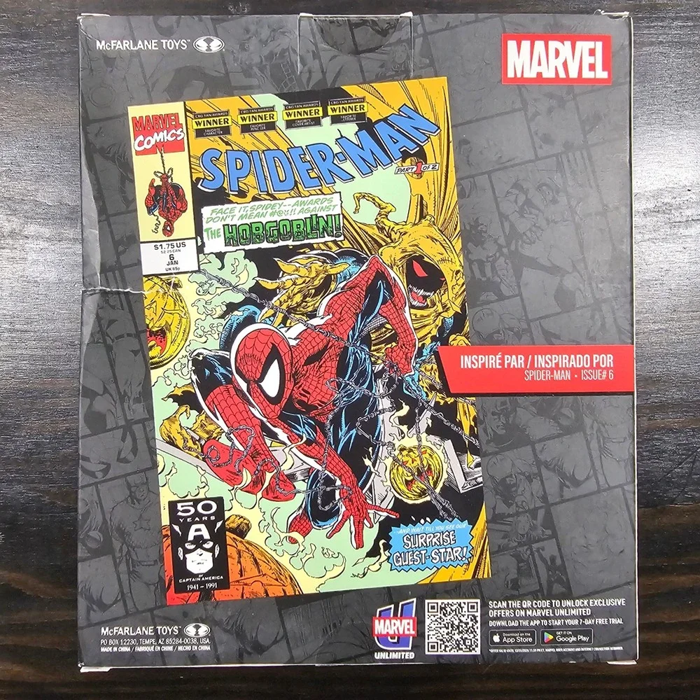 McFarlane Signed‎ Autograph Series Marvel Spider-Man #6 Gold Label Figure Statue